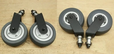 FULL SET OF 4 - Quantum / Jazzy  Caster Wheels Tires for J6 & 610 Power Chairs - Image 1 of 4