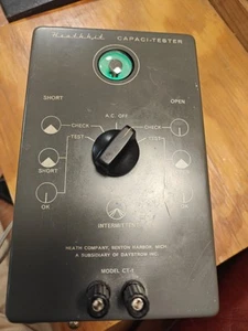 Heathkit Capacitor Tester CT-1 Capaci-Tester *Works* - Zdjęcie 1 z 9