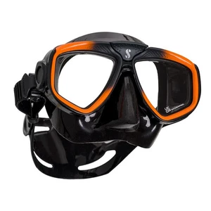 Máscara de buceo Scubapro Zoom - Negra/Naranja - Nueva máscara de buceo y snorkel - Imagen 1 de 9