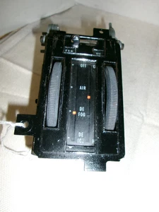 C-3 CORVETTE 1969-1971 HEATER CONTROL PANEL AC DELETE CORRECT FOR L71 CORVETTE - Picture 1 of 7