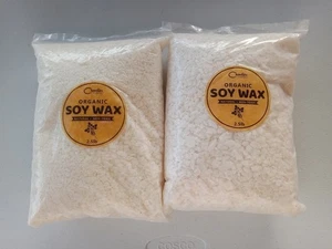 Chandler Soy Wax FLAKES ORGANIC PURE 2.5 Lbs X2 Brand New - Picture 1 of 1