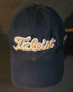 Titleist FootJoy Cappello da golf Pro V1 blu e oro giallo regolabile baseball giovani - Foto 1 di 10