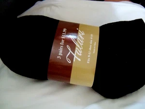 1 Packung - 3 Paar Herren Söckchen Neu mit Etikett schwarz - Bild 1 von 2