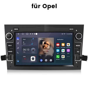 Android 14 Für Opel Astra H Corsa C/D Vectra C Zafira Autoradio GPS NAVI RDS SWC - Bild 1 von 12