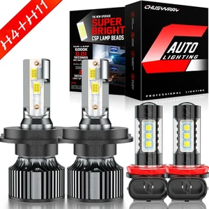 FOR Toyota Tundra 2014-20 Combo Headlight High/Low Beam Fog Light set of 4 - Picture 1 of 14
