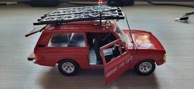 BBURAGO Range Rover 0104 Airport Fire Engine 1:24 - Immagine 1 di 4