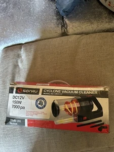 Sonru Small Car Vacuum All Parts And Attachment. Works Via In Car Socket new - Picture 1 of 10