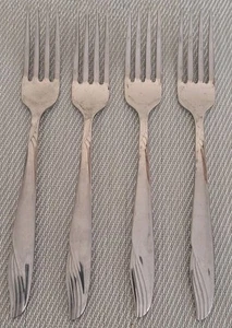 RARE Oneida Ltd SURF Stainless Flatware Dinner Forks 7¼" Inch - Picture 1 of 18