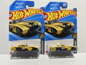 Hot Wheels Aston Martin DB4GT Set of 2 Yellow 1:64 Diecast Cars New Sealed Lot - Picture 1 of 22