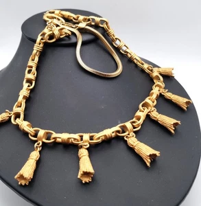Collar cadena borla tono oro Anne Klein - Imagen 1 de 11