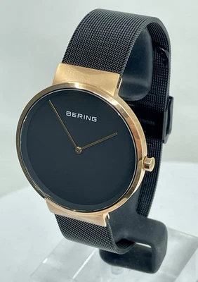 NEW Gents 40 mm Ultra Slim BERING Watch WR 5ATM Model 14539-166 - Image 1 of 4