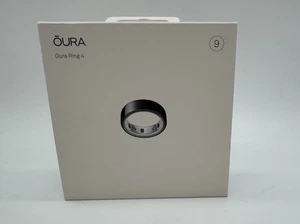 NEW SEALED Oura Ring Gen 4 - Black - Size 9 - Picture 1 of 3