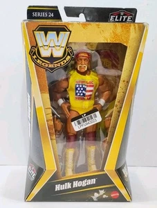 Figura de lucha libre Hulk Hogan serie 24 WWE Elite Legends sin usar, en caja - Imagen 1 de 4