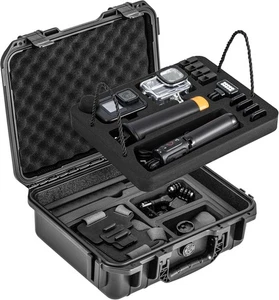 Waterproof Hard Case for Gopro Hero 13/Gopro Hero 12/Gopro Volta/Media Mod/Chest - Foto 1 di 6