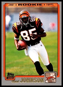 2001 Topps Chad Johnson #340 Cincinnati Bengals WR Rookie - Picture 1 of 3