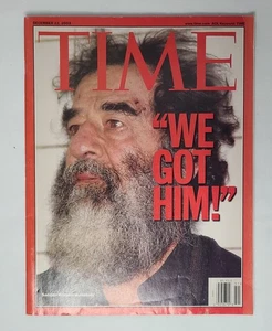 TIME magazine - "We Got Him!" - Dec 22, 2003 - Saddam Hussein in custody  - Picture 1 of 5