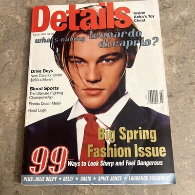 Details Magazine March 1995 Leonardo DiCaprio — 第 1/4 张图片
