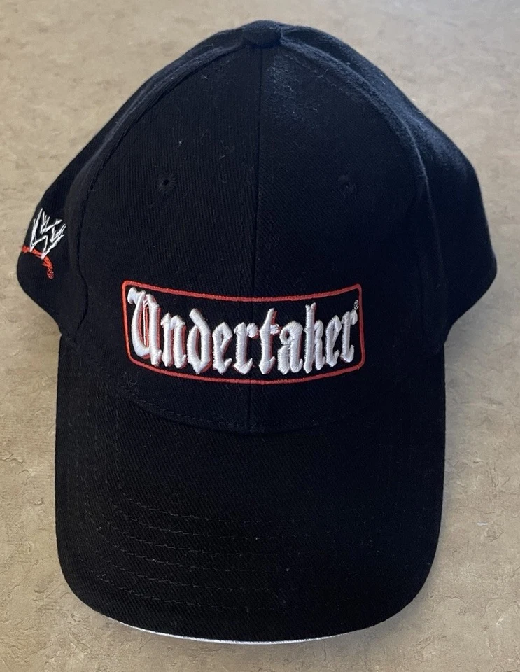 Винтажная регулируемая черная бейсболка WWE The Undertaker Hat Deadman Steve & Barrys - Изображение 1 из 4