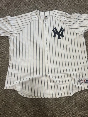 Vintage New York Yankees Jersey Alex Rodriguez #13 Majestic Mens White Size 3xl - Image 1 of 4