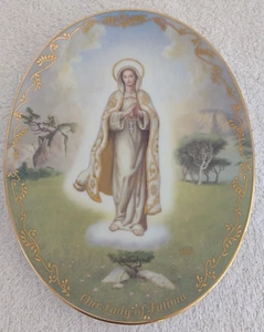Plate Visions of our Lady "Our Lady Of Fatima" Branford Exchange 1994 - Picture 1 of 4