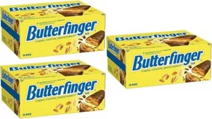 3 PK Butterfinger Milk Chocolate Candy Bars, Full Size Bulk Candy 1.9 oz (36 CT) - Picture 1 of 7