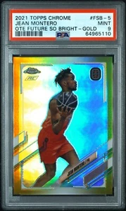 🚨🏀 2021-22 TOPPS CROMO ELITE OVERTIME JEAN MONTERO VARIACIÓN ORO/50 RC 👻🥇 - Imagen 1 de 6