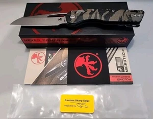 Microtech MSI S/E Tri-Grip Polymer Tactical Camo Handle Apoc Blade 210T-10APPMTC - Picture 1 of 9
