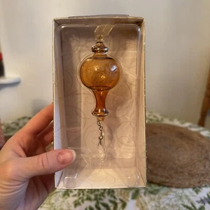 Vintage 2002 Hallmark Keepsake Ornament Etched Glass “Hope Grows Forever New”  - Picture 1 of 8