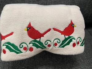 Berkshire Fleece Cardinals King Size Kissenbezug Set - Neu mit Etikett - Bild 1 von 2