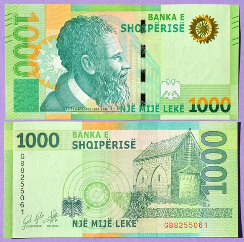 2019 Albania 1000 Leke Banknote Free Shipping GEM UNC Cover