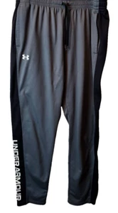 Under Armour Loose Fit Brawler Track Jogginghose Herren XLT grau schwarz Tapered - Bild 1 von 8