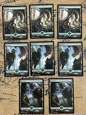 MTG Magic 8x Forest Full Art MINT! - Image 1 of 2