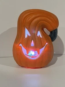 Small Halloween pumpkin Light Up Jack-O-Lantern Changes Colors FAST SHIP - Picture 1 of 5
