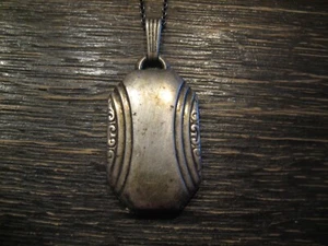 schönes Art Deco Medallion Art Nouveau Locket 835er Silber für Damen und Herren - Picture 1 of 4