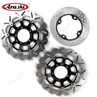 Front Rear Brake Rotor Disc For Triumph Daytona 675 2006-2016 675R 2011 2012 - Image 1 of 4