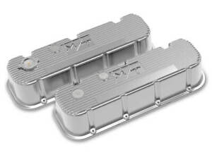 Tall M/T Valve Covers for Big Block Chevy Engines - Polished Finish - 241-151