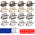 Wristlet Keychain With Split Rings Hardware 25mm For Strap Belt