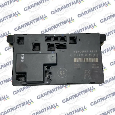2003-2009 Mercedes-Benz E320 Front Right Side Door Control Module 2118201685 OEM Foto 1 de 4