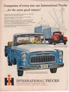 Vintage Print advertisement ad Car 1960 International Harvester Truck Pickup art - Picture 1 of 1