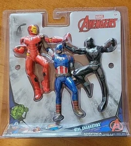 Marvel Avengers Figuren Iron Man, Captain, America, Black Panther Wasserspielzeug - Bild 1 von 1