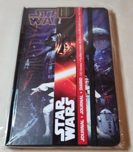 Disney Star Wars Journal 120 Lined Sheets Notebook NEW Vader Skywalker Leia R2 - Picture 1 of 3