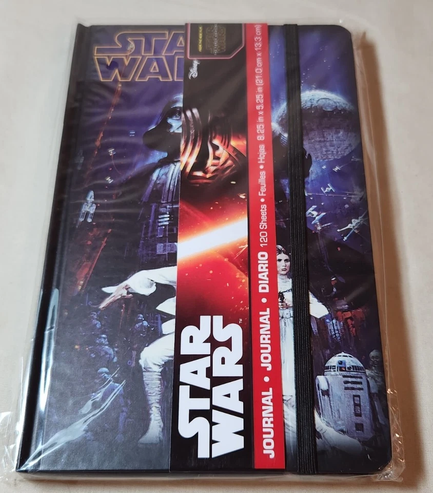 Two Disney Original Star Wars Classic 5 X 8.25 Notebooks Journal Hard Cover