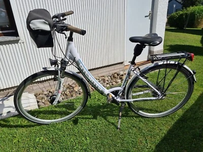 Atlanta Fahrrad Street XT Tiefeneinstig, Polarweiss Top Zustand - Bild 1 von 4