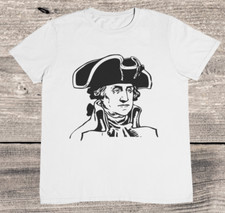 George Washington T shirt - Vintage - American History - %100 Premium Cotton