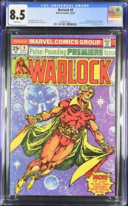 Warlock #9 CGC 8,5 WP - 1975 - Starlin's Warlock, sigue Strange Tales #181 - Imagen 1 de 2
