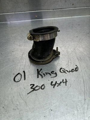 95 96 97 98 99 00 01 02 SUZUKI KING QUAD LT 4WD 300 INTAKE BOOT Carb To Airbox - Image 1 of 3