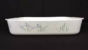 Corning Ware Shadow Iris Open Roaster A-21-B-N Lasagna Casserole Pan USA Vintage - Picture 1 of 14
