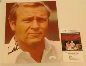 Arnold Palmer Autographed Golf PGA Masters Signed 8x10 Color Photo JSA COA - Picture 1 of 1