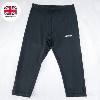 ASICS Leggings Tights Women's Size S Black Running Core Performance Knee Length - Image 1 of 4