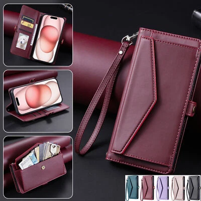 Funda Bandolera Tarjeta Billetera Teléfono para Xiaomi Redmi Note 12 Turbo 13 Pro Plus Foto 1 de 4